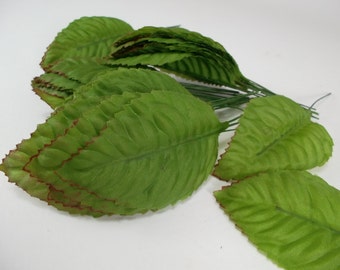 Bulk Rose Leaves Artificial Greenery Fake Rose Flower Leaves for DIY ...