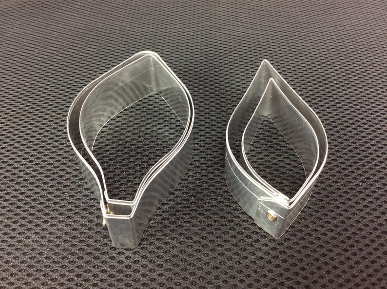 Cutter Lily Lilly Medium Flower Petal Leaf Set Leaves Mold Etsy