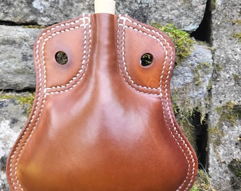 Viking & medieval leather costrel / canteen