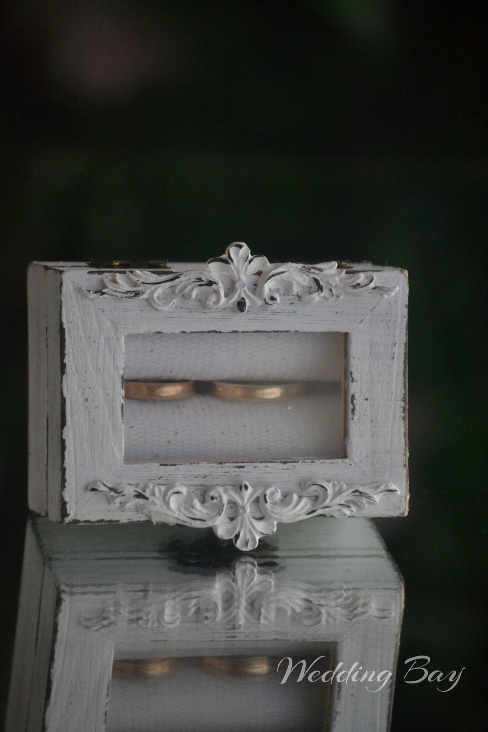 Vintage Ring Holder for wedding Personalized Rustic Ring Etsy