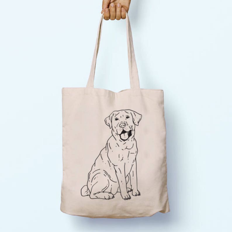 personalised dog tote bag