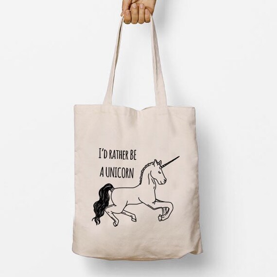 unicorn beach bag