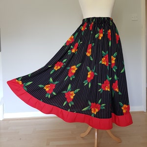 Mexican skirt women Floral skirts for women Boho maxi skirt Ruffle skirt Summer boho skirt Bohemian skirts Plus size clothing Hippie clothes