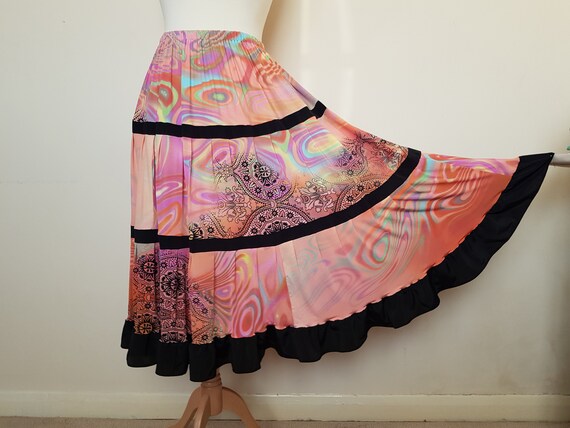 bohemian maxi skirts