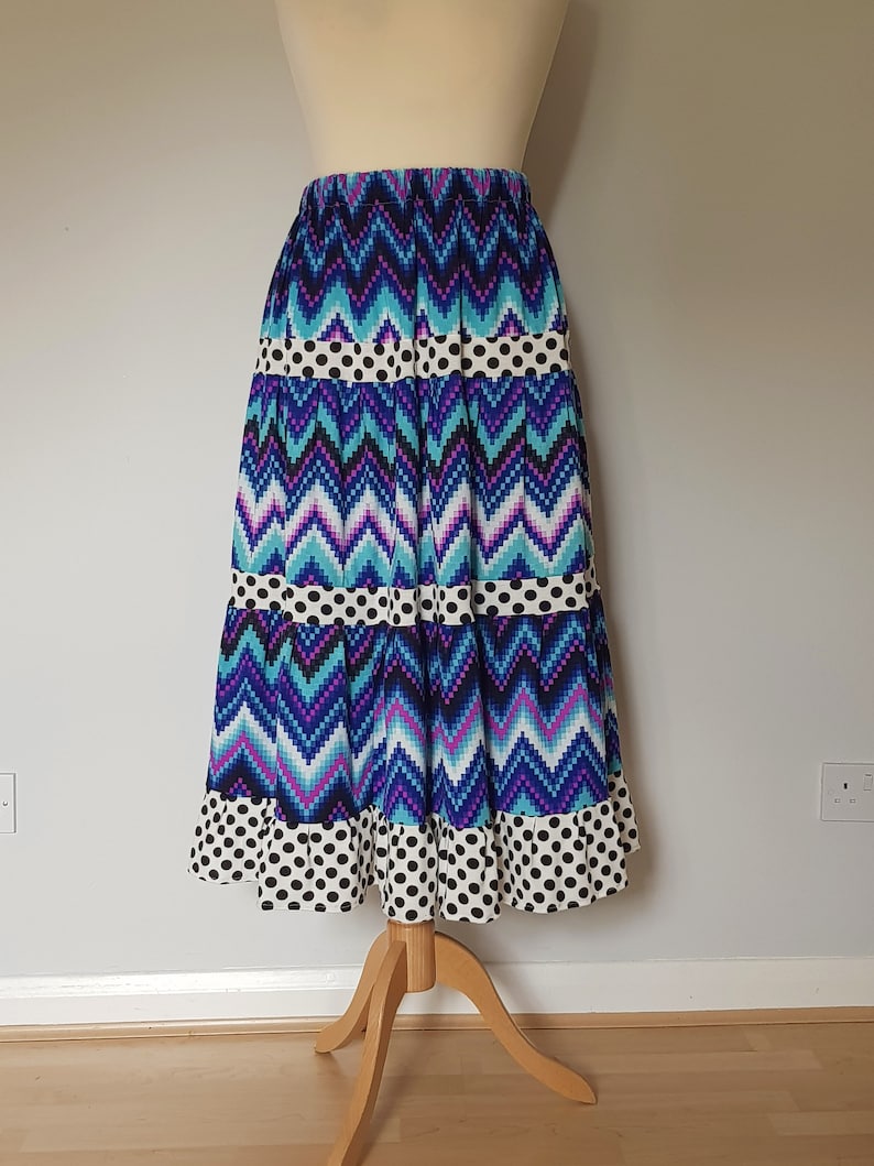 Plus Size Mexican Skirt Maxi Skirts for Women Bohemian Clothing Boho