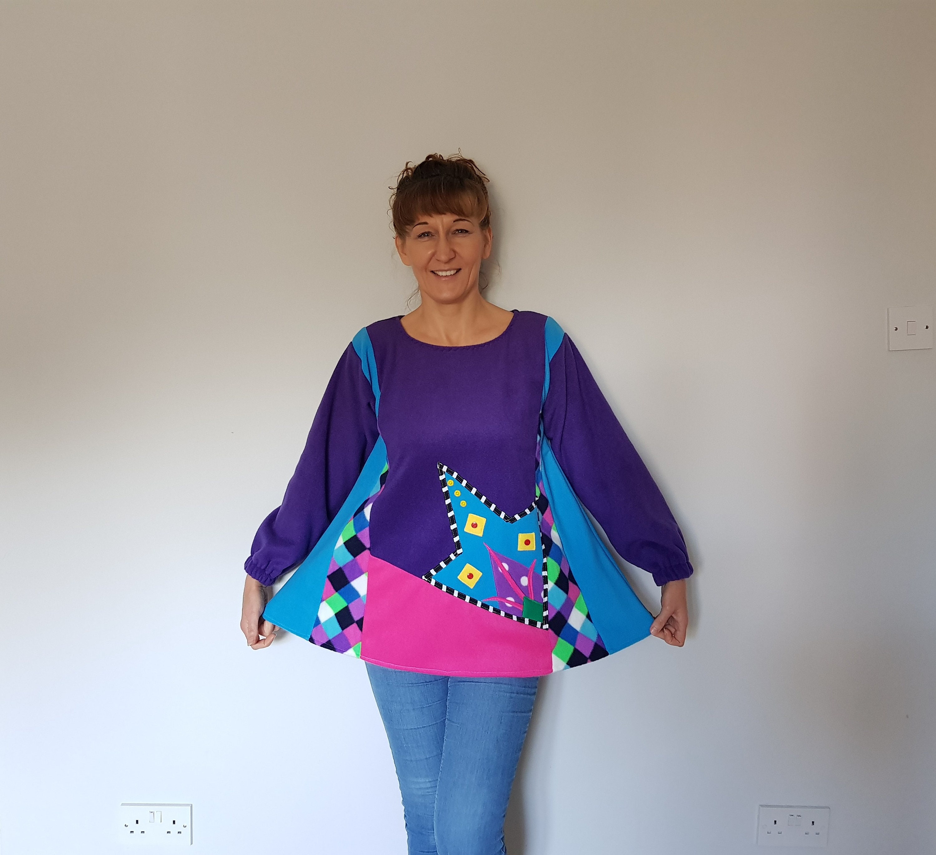 Fleece Tunic for Women Upcycled Clothing for Women Boho - Etsy UK