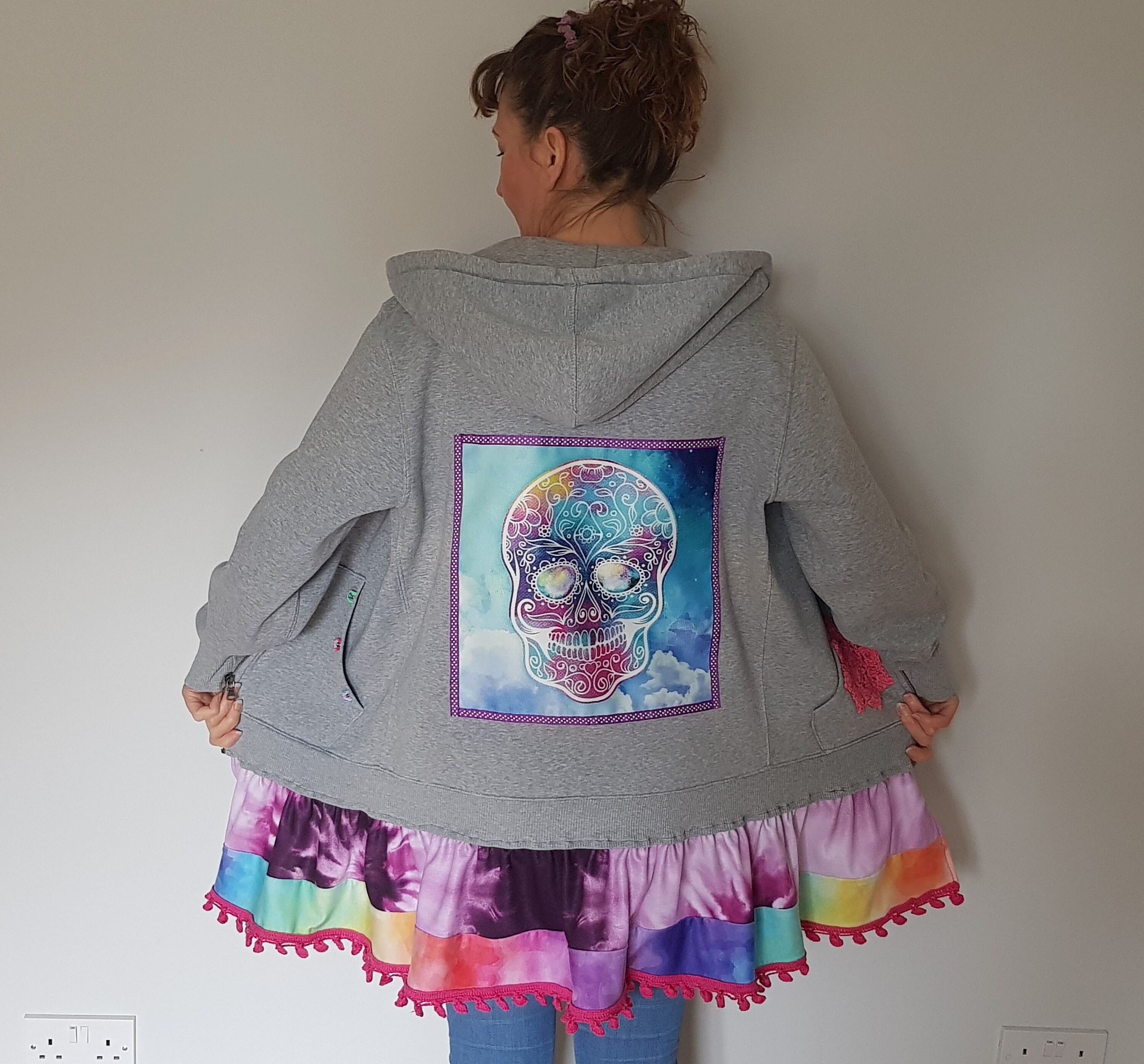 Skull Hoodie Dress - Etsy