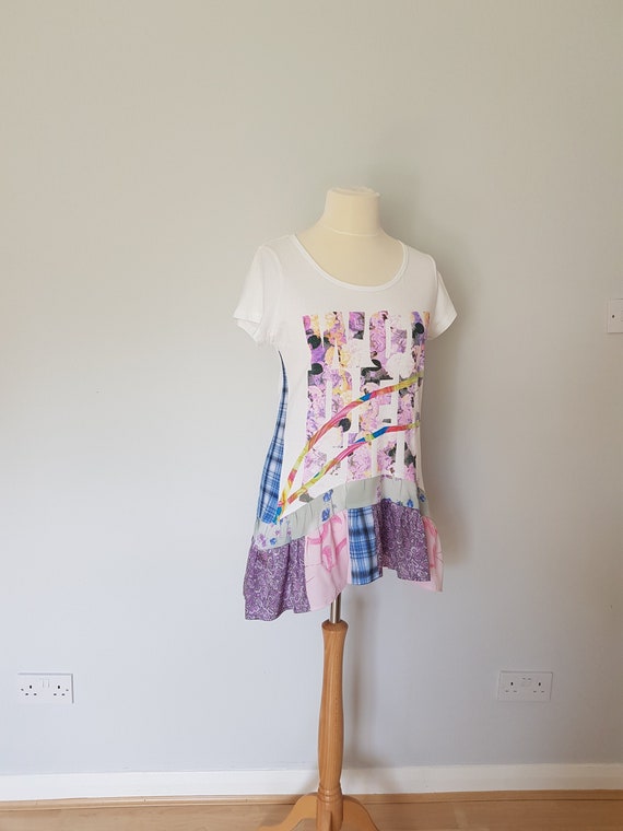 Ropa reciclada para mujer, ropa boho, ropa de verano, ropa boho