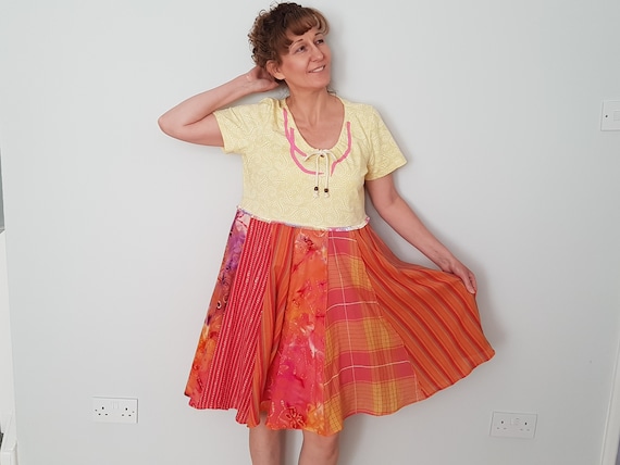smocked valentines dress Pink Heart Bishop Dress, 2T ladivine evening line skirt Hand wash Greek traditional costume hi-res Color:yellow