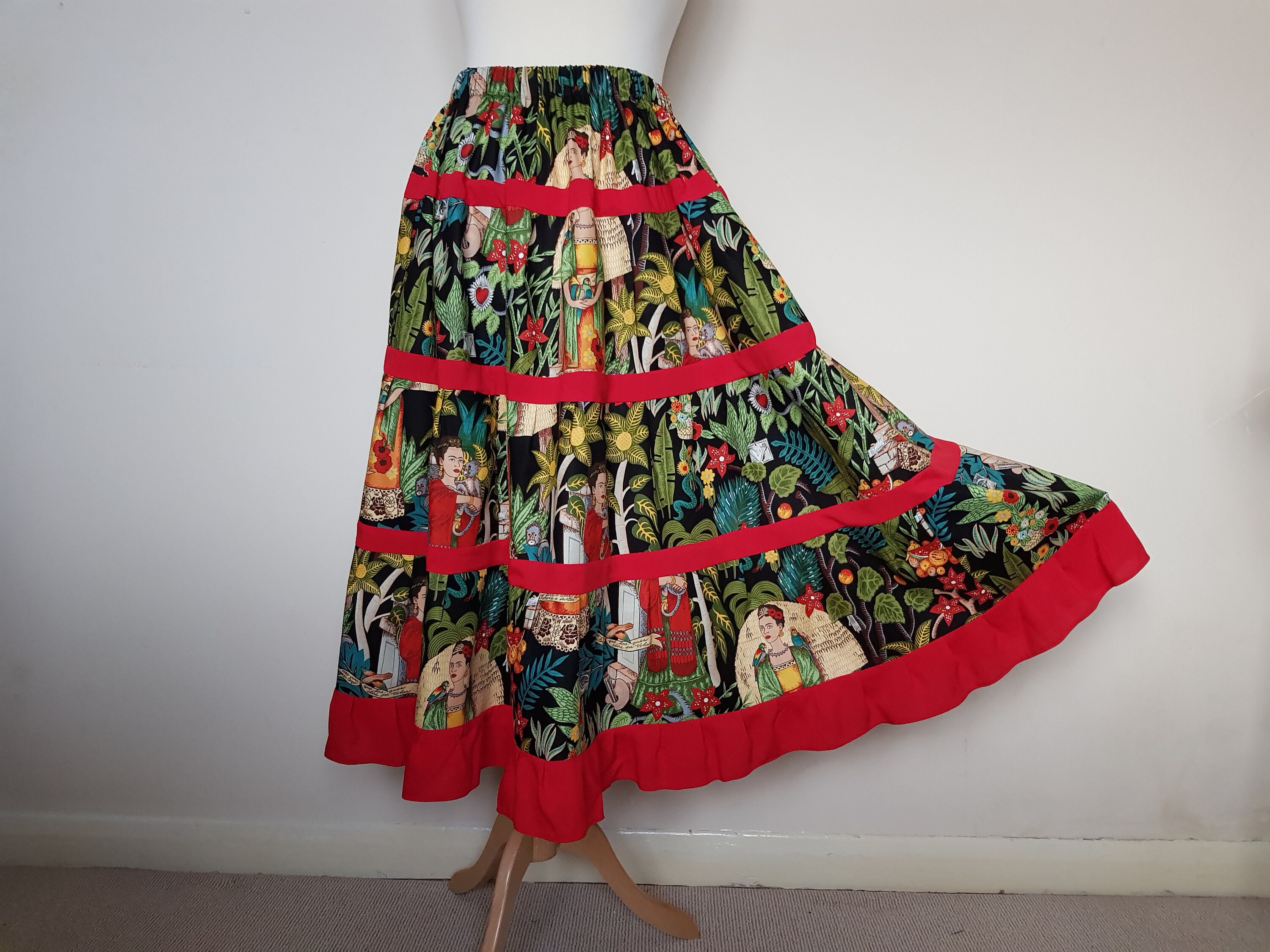 maxi boho skirts