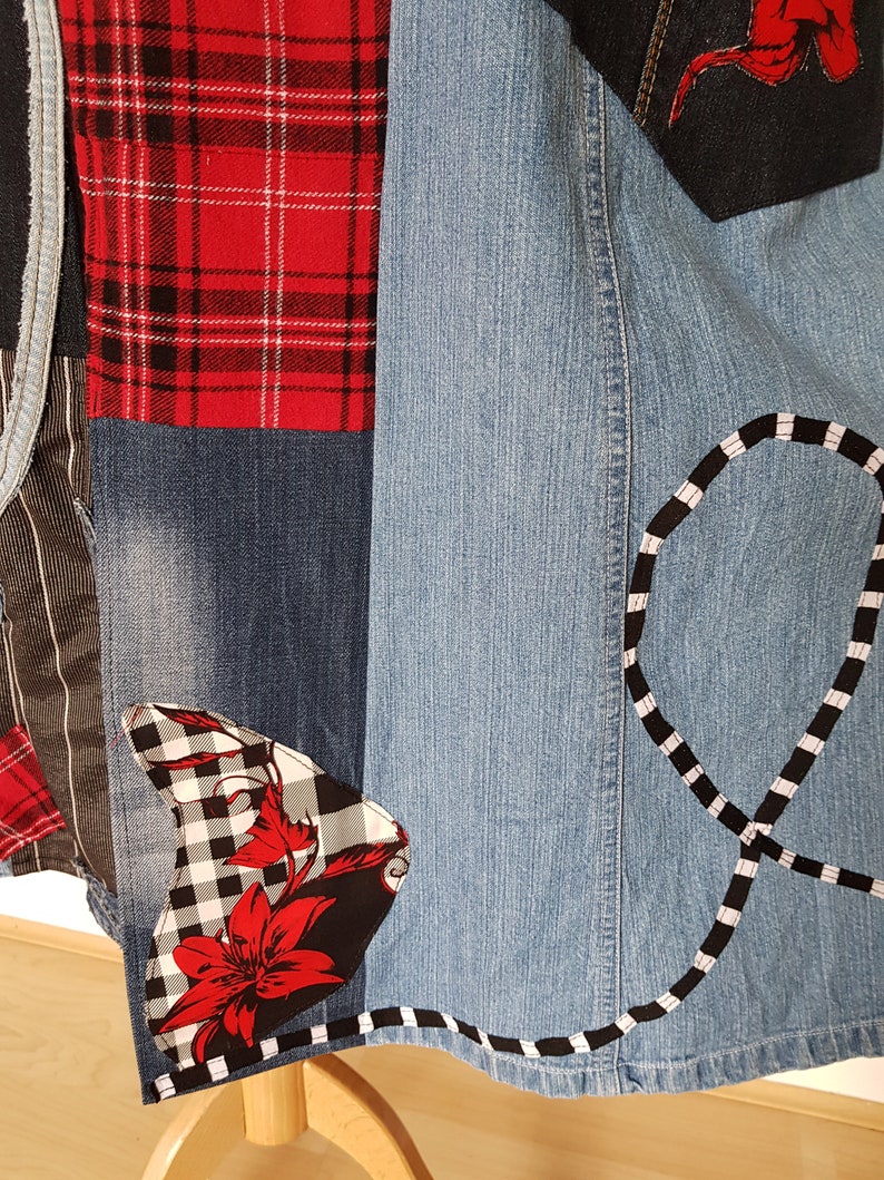 plus size denim duster jacket