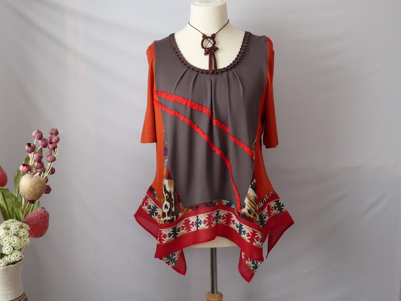 bohemian tunics plus size
