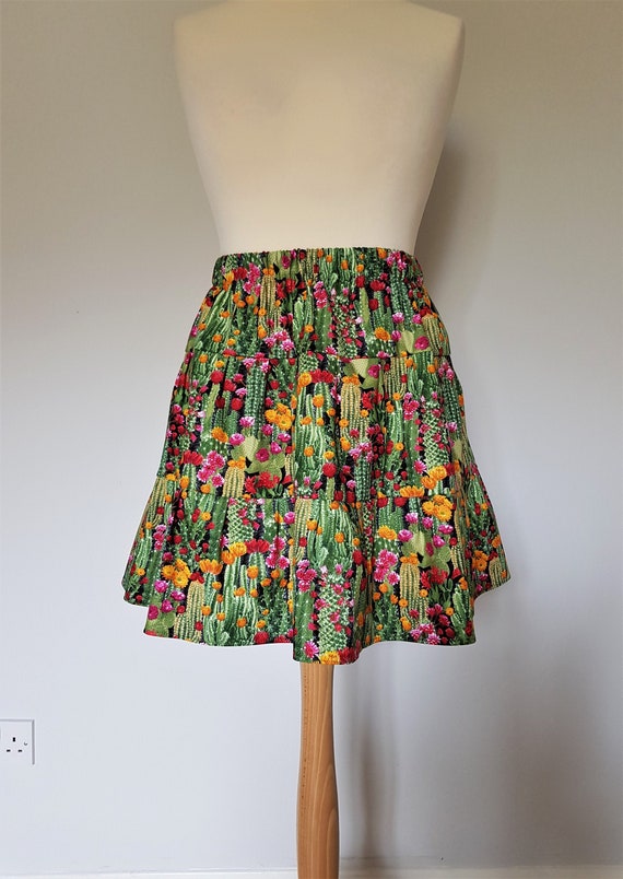 Skirts for women Mini mexican skirt Cotton mini skirt Boho | Etsy