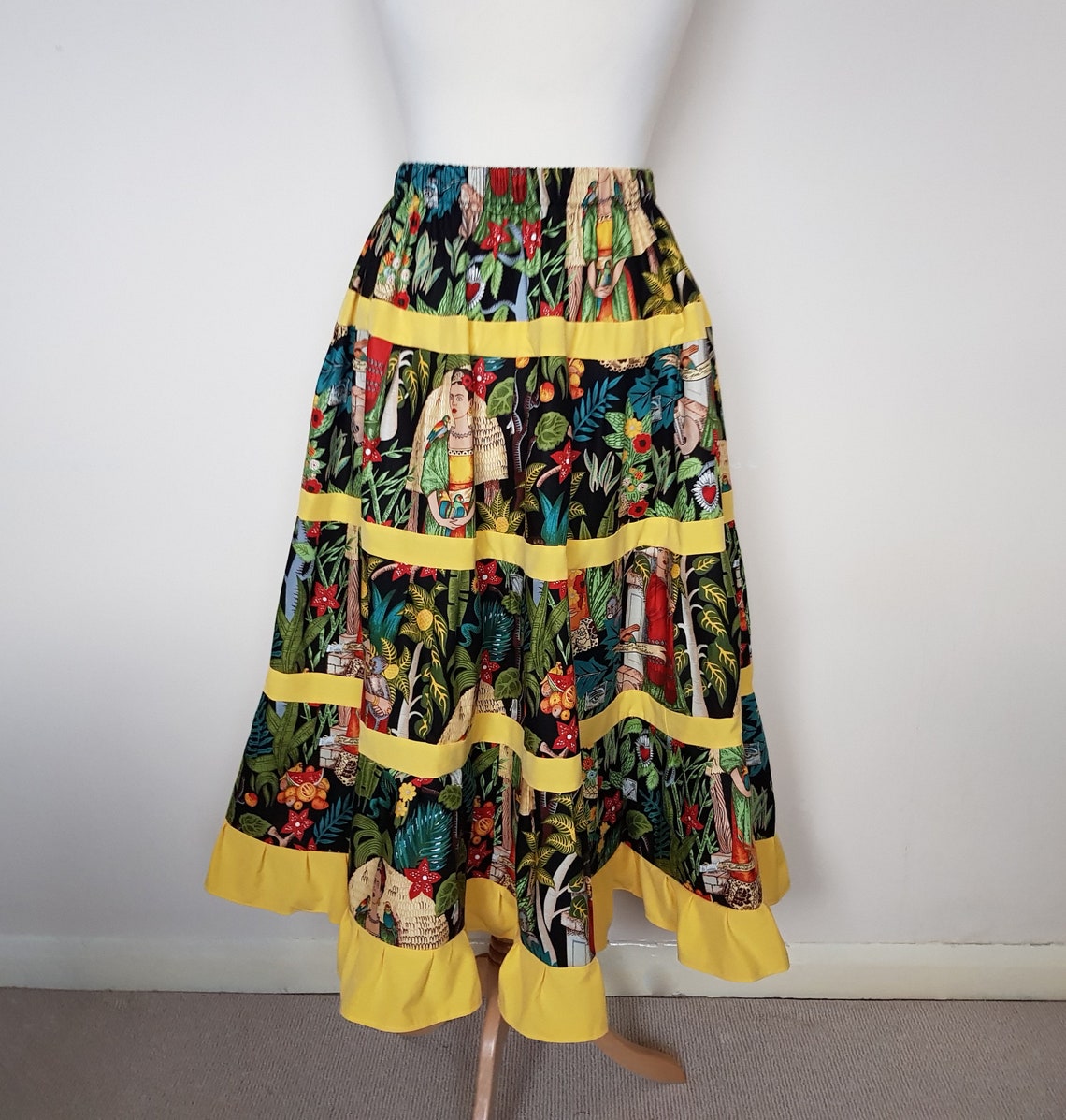 Mexican Skirt, Long Boho Skirt, Long Skirts for Women, Plus Summer ...