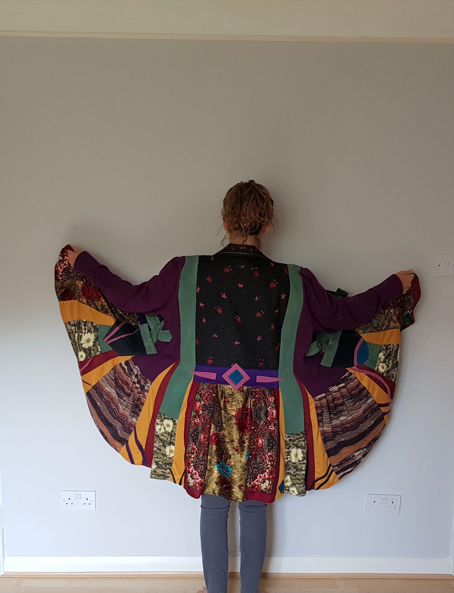 Plus size denim duster jacket online
