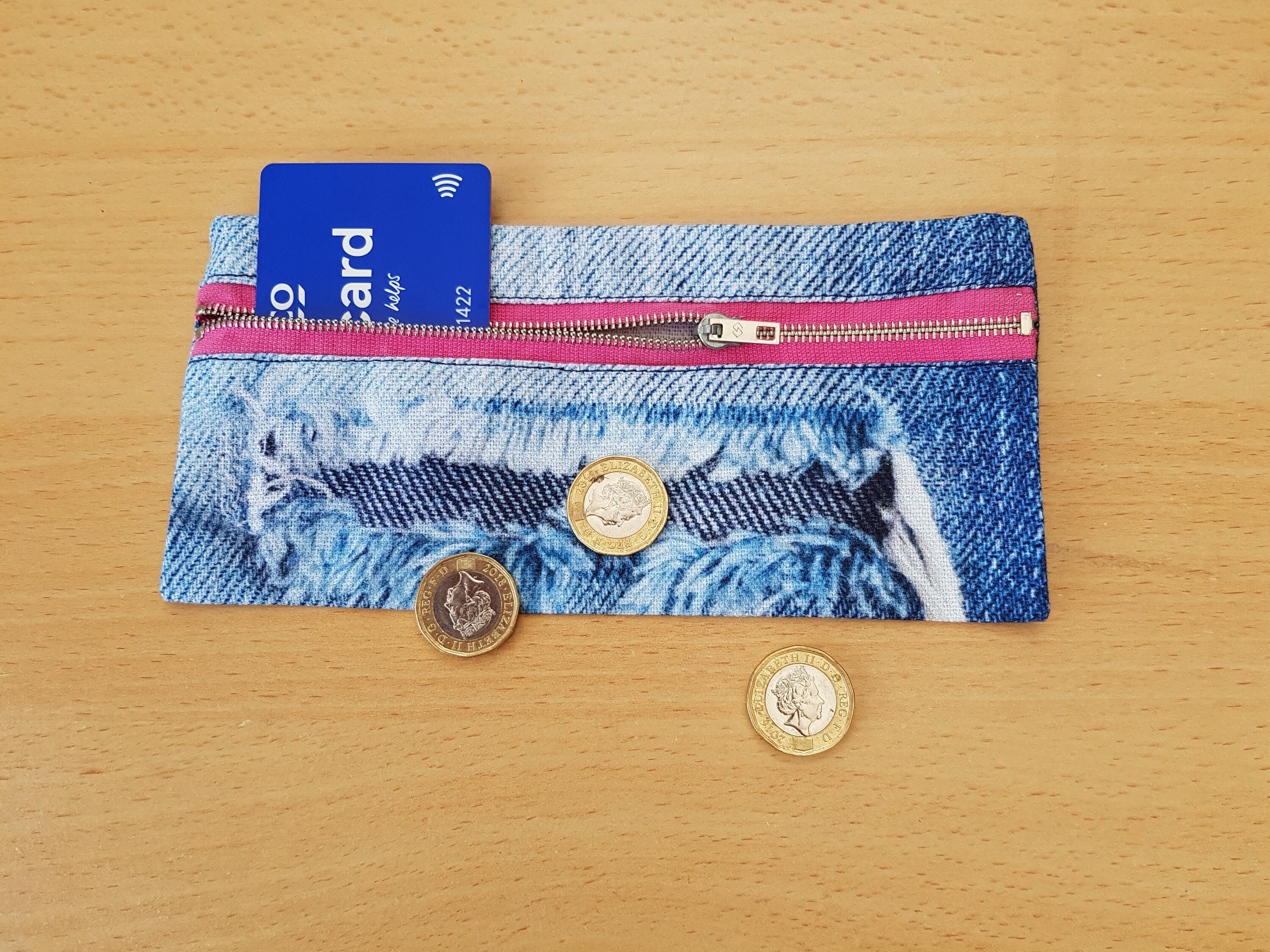 Birthday Gifts, Stocking Filler for Kids, Ripped Denim Look Like Coin  Purse, Denim Coin Purse, Denim Pencil Case, Money Pouch, Pouch Wallet 