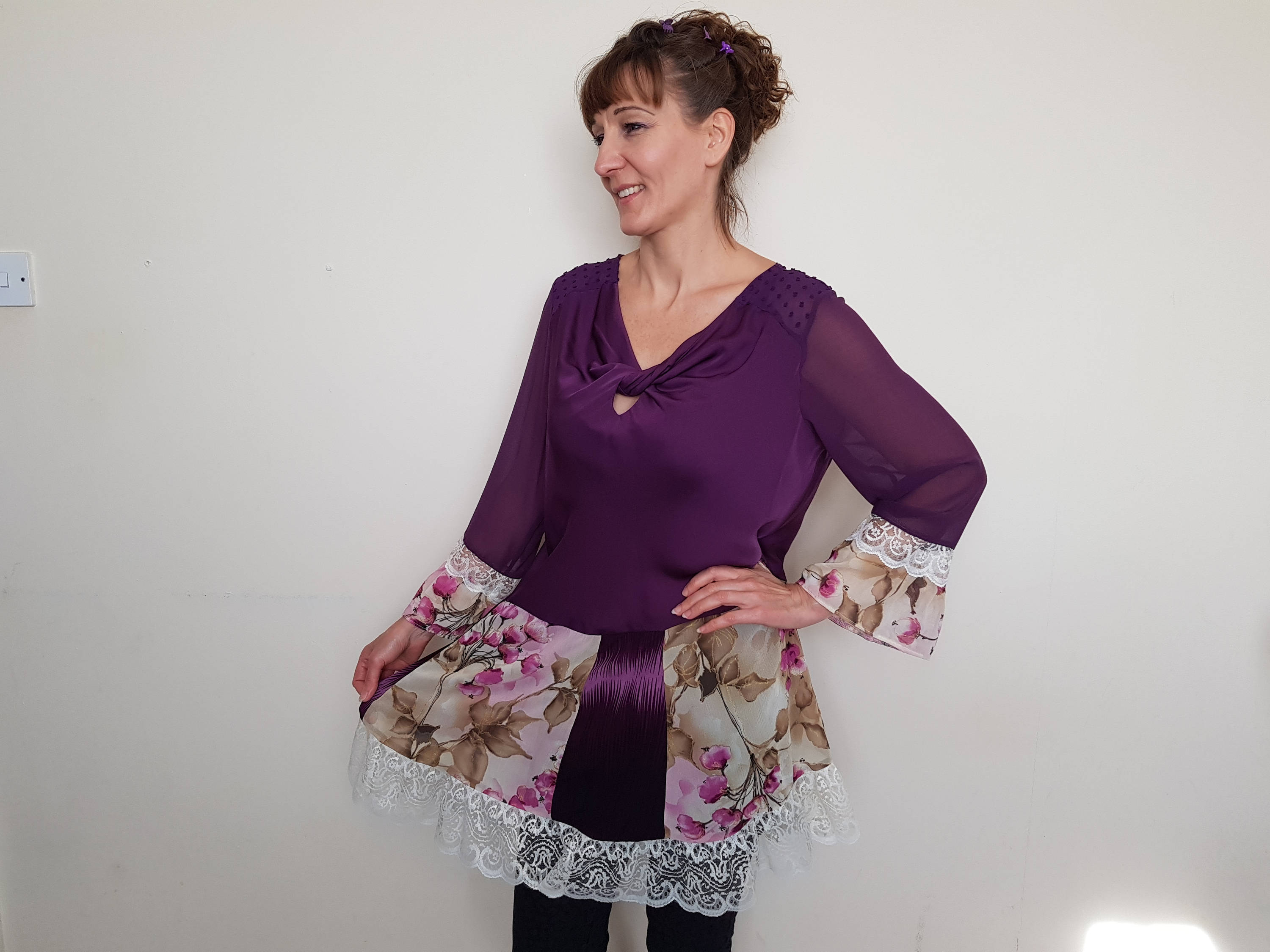 Image of Patchwork Tank Top Plus Size Clothing Upcycled Hippie Clothes Tunic Recycled Bohemian Womens Tops