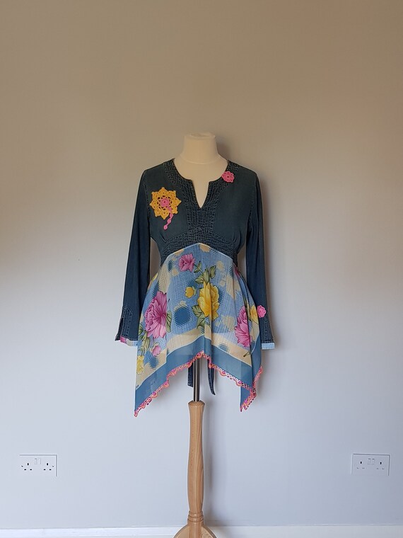 Womens boho tunic tops Clearance