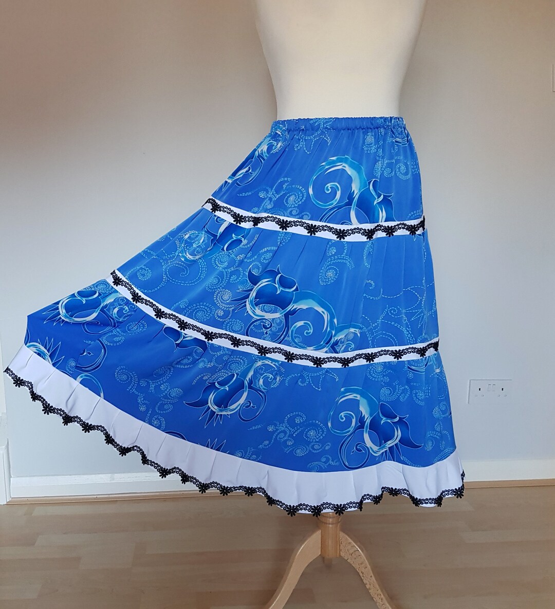 Tiered Skirts for Women Long Boho Skirt Bohemian Clothing Hippie Maxi