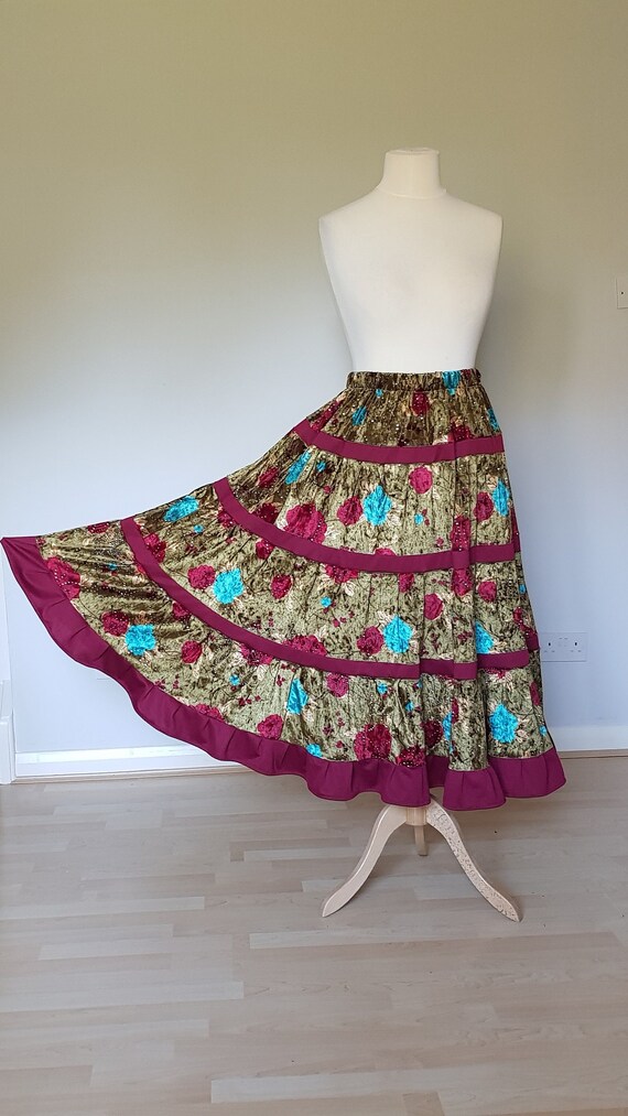 Boho broomstick skirts cheap