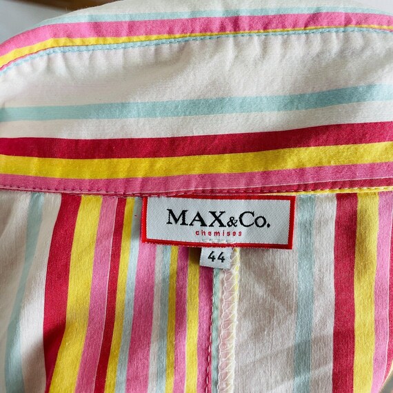 Vintage 00s y2k Max&Co. White Pink Red Blue Yello… - image 6