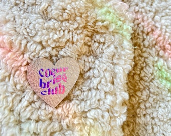 Broche Cœur brisé club