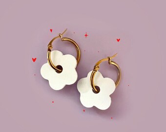 Flower earrings