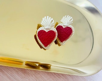 Ex Voto heart earrings