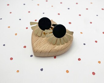 Black earrings
