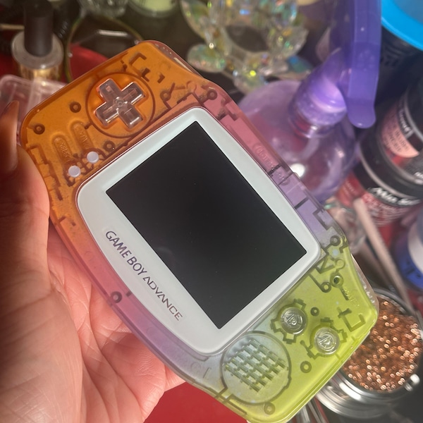 Custom rainbow Gameboy Advance Shell