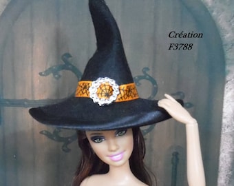 Barbie Hat halloween witch for Barbie doll Fashion Royalty Silkstone Poppy Parker