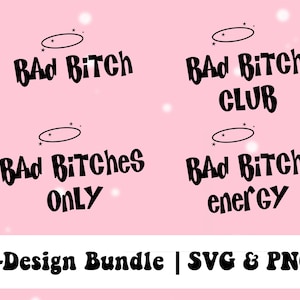 Bad Bitch Brat Font SVG PNG Bundle