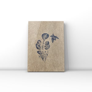 Abejas / Cualquier tarjeta de ocasión / Sólo porque tarjeta / Tarjeta de felicitación / Tarjeta hecha a mano