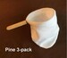 PINE 3-PACK “The world’s finest bolsitas” For Chorreadors (Costa Rican-style coffee makers) with choice of size and finish 