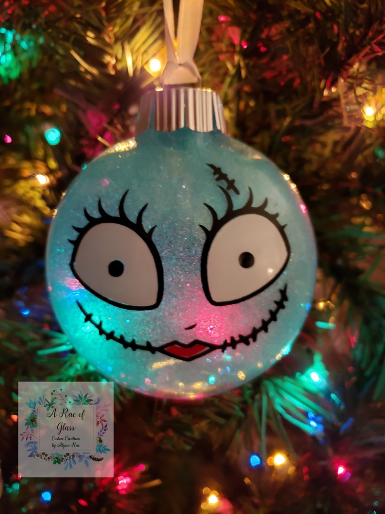 Jack and Sally ornaments Nightmare before Christmas ornaments Christmas ornament,