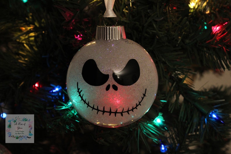 Jack and Sally ornaments Nightmare before Christmas ornaments Christmas ornament,