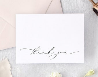 Wedding Thank You Card, Floral Thank You Note, Bridal Shower Thank You Cards, Thank You Card Set, Thank You Wedding, Set of 10