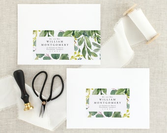 wedding address labels etsy