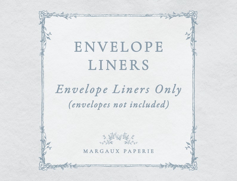 Envelope Liners A7 size image 1