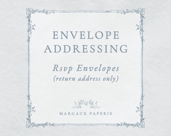 Adressage des enveloppes Rsvp