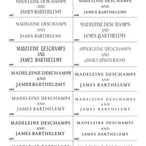 Classic Wedding Invitation Set, Elegant Wedding Invitations, Blue Wedding Invitation Cards with Monogram | MARIELLE image 18
