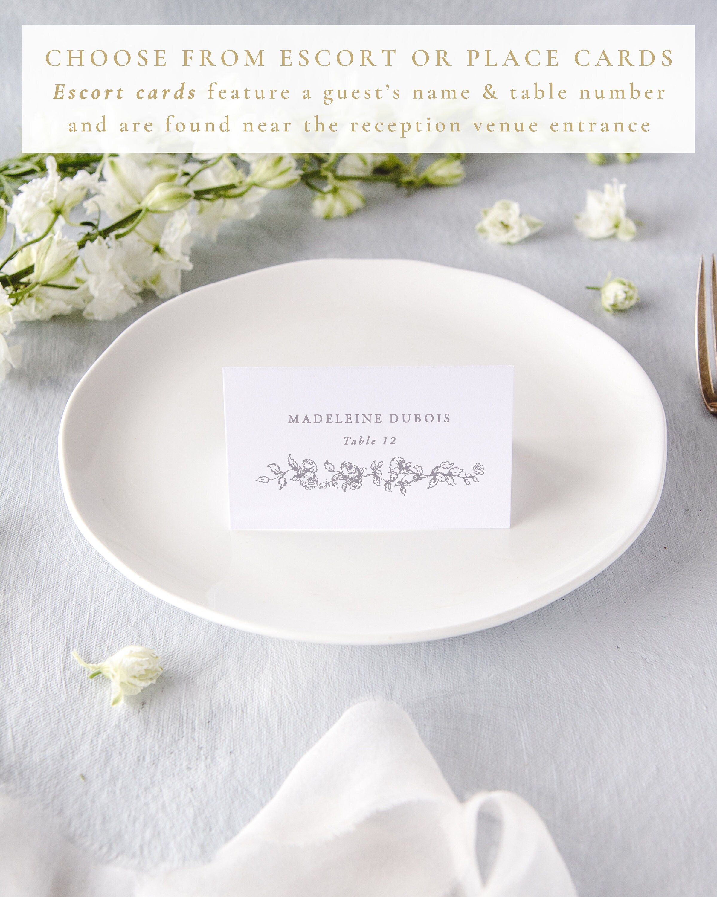 Quel Objet Juliette A T Elle Ajoute Pix JULIETTE Carte descorte de mariage élégante cartes de lieu - Etsy Canada