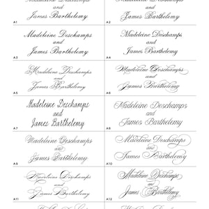 Classic Wedding Invitation Set, Elegant Wedding Invitations, Blue Wedding Invitation Cards with Monogram | MARIELLE image 14