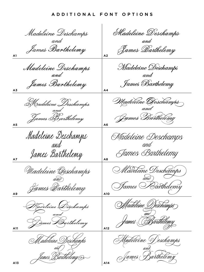 Classic Wedding Invitation Set, Elegant Wedding Invitations, Blue Wedding Invitation Cards with Monogram | MARIELLE image 14
