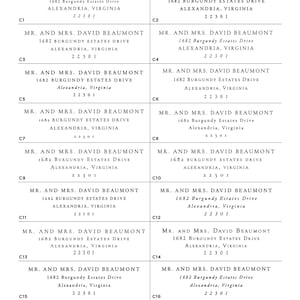 a list of names and addresses, including the names and addresses of several individuals, such as Mr. and Mrs. David Beaumont, Mr. and Mrs. David Beaumont, and Mr. and Mrs. David Beaumont. The text provides information about the names and addresses of these individuals, such as their names, addresses, and the year they were born. The text is written in a clear and organized manner, with each entry separated by a new line.