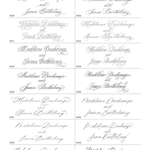 Classic Wedding Invitation Set, Elegant Wedding Invitations, Blue Wedding Invitation Cards with Monogram | MARIELLE image 16