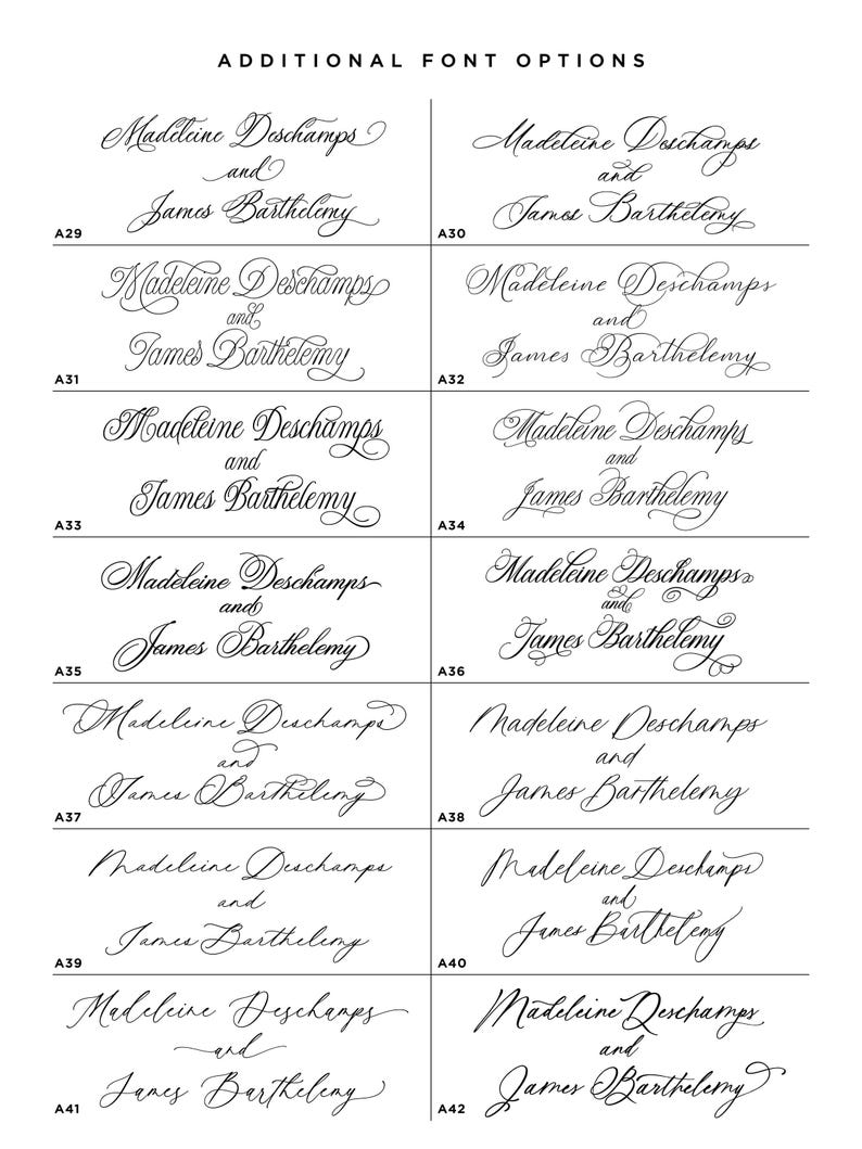 Classic Wedding Invitation Set, Elegant Wedding Invitations, Blue Wedding Invitation Cards with Monogram | MARIELLE image 16