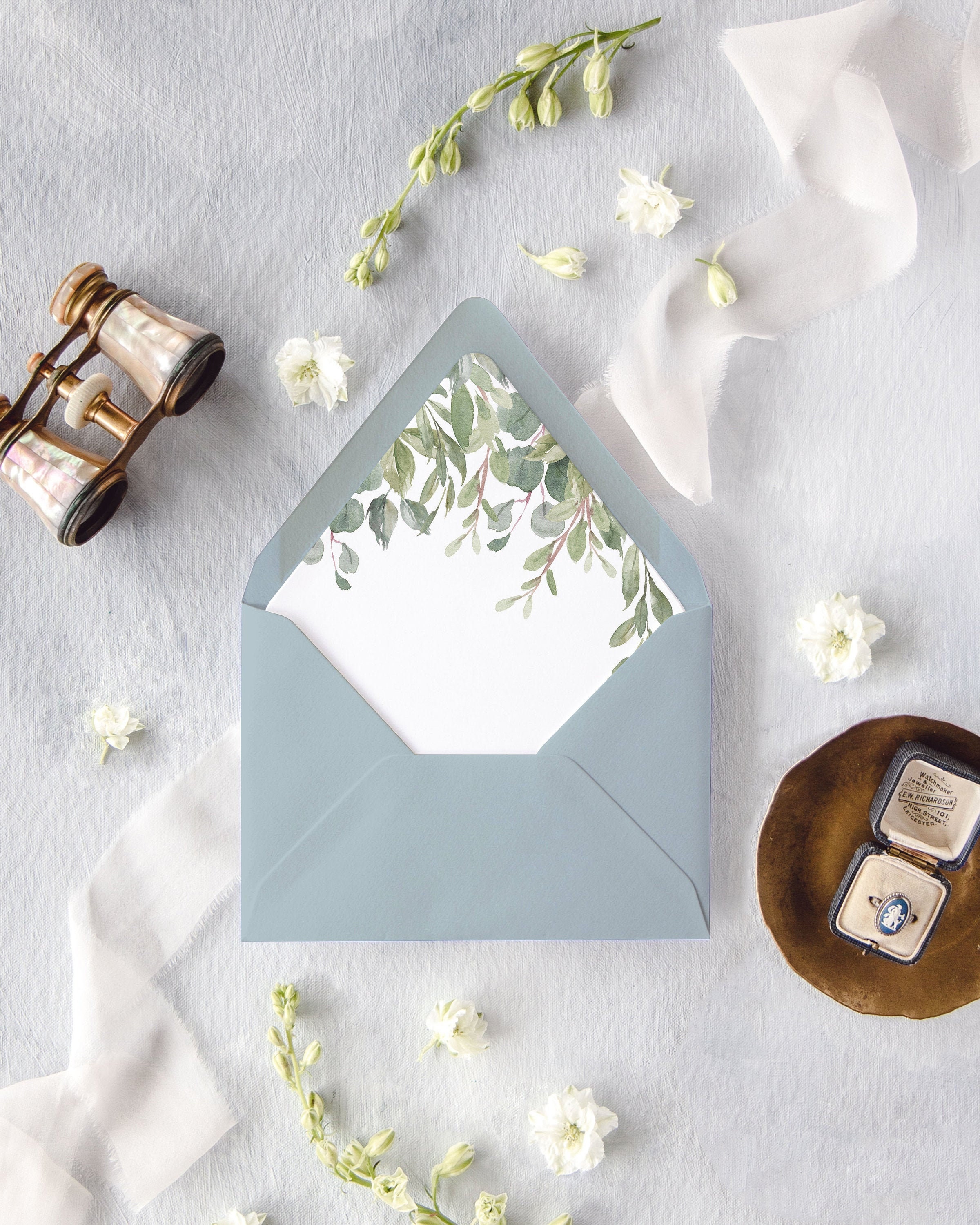 Envelopes for Wedding Invitations Greenery Wedding Envelopes | Etsy