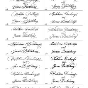 Classic Wedding Invitation Set, Elegant Wedding Invitations, Blue Wedding Invitation Cards with Monogram | MARIELLE image 15