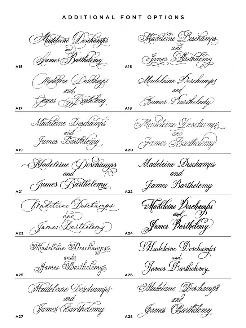 Classic Wedding Invitation Set, Elegant Wedding Invitations, Blue Wedding Invitation Cards with Monogram | MARIELLE image 15